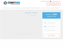 Tablet Screenshot of cenitpro.com